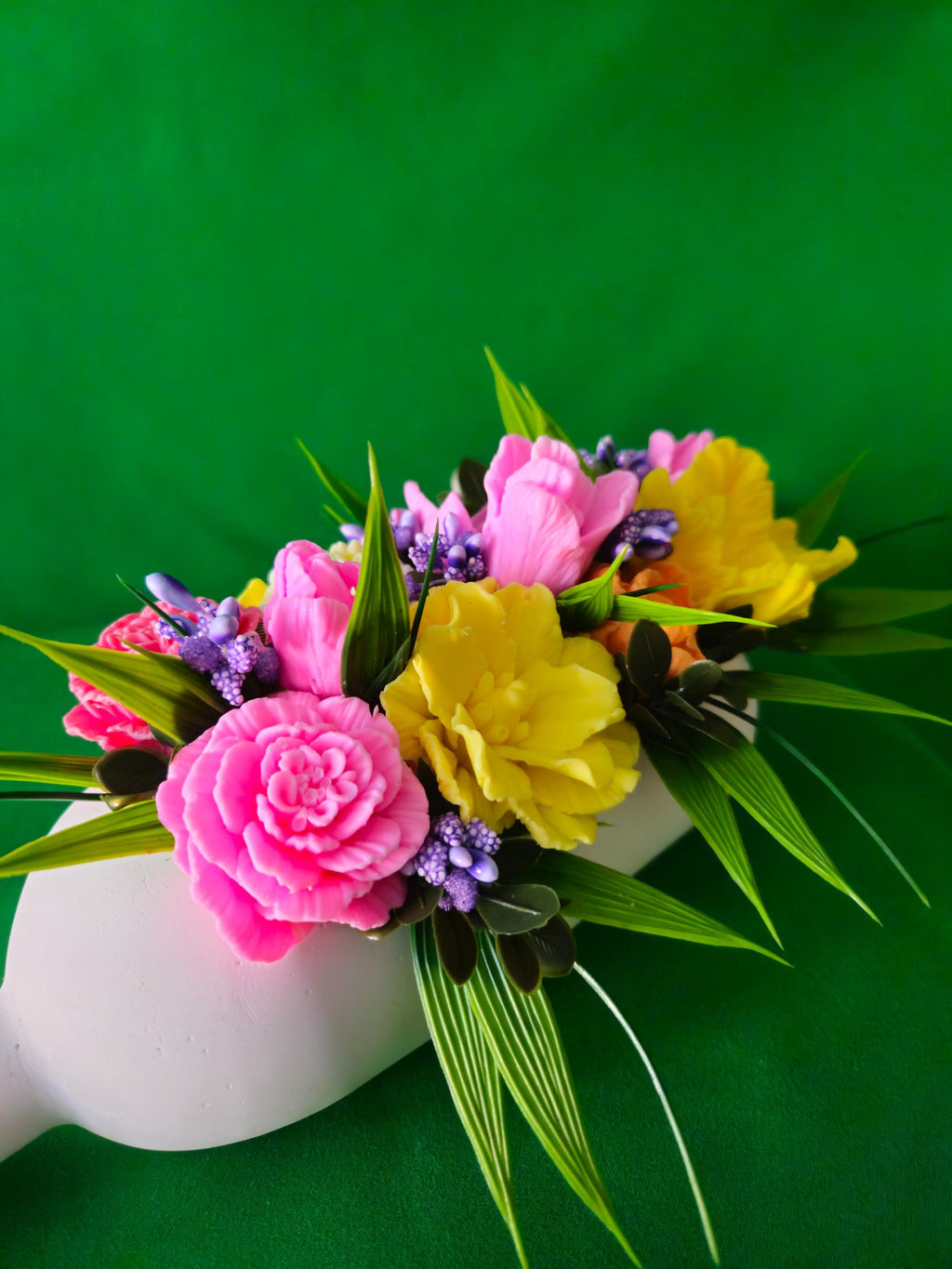 Ceramic Petal Decor Sculpture | Unique Ceramic Artisan Craft