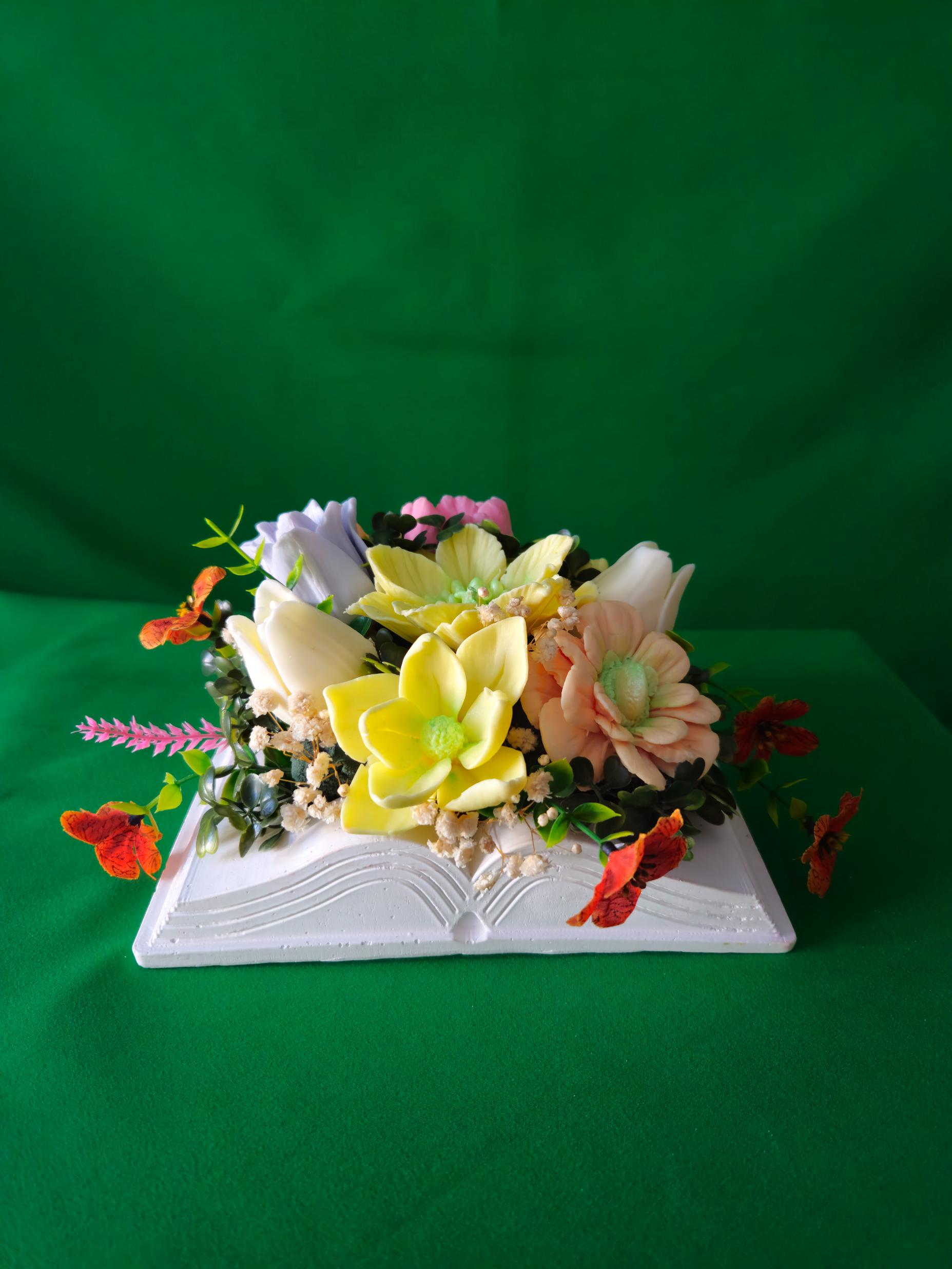 Ceramic Bloom Art Piece | Handcrafted Ceramic Gift for Home