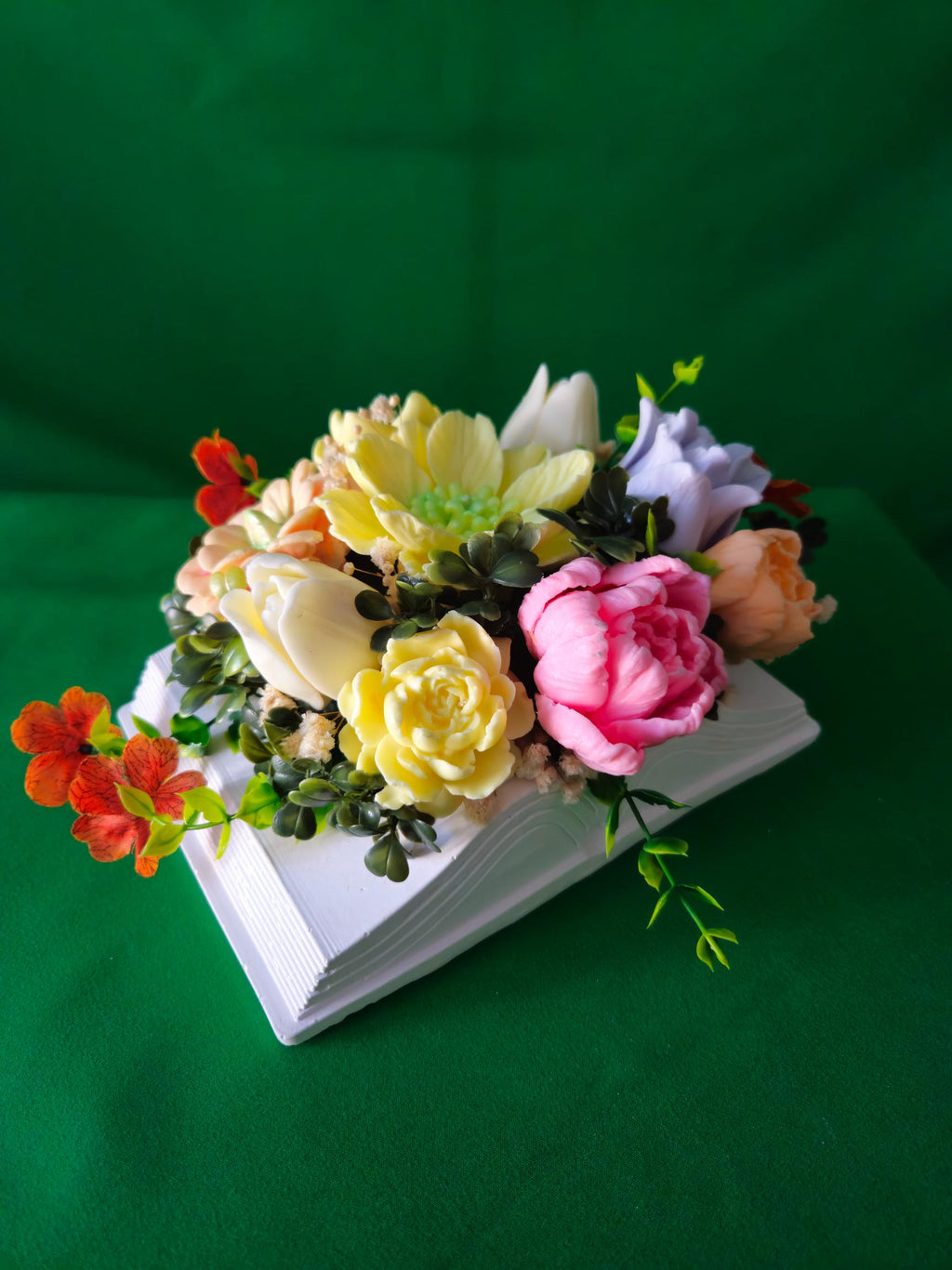 Ceramic Bloom Art Piece | Handcrafted Ceramic Gift for Home