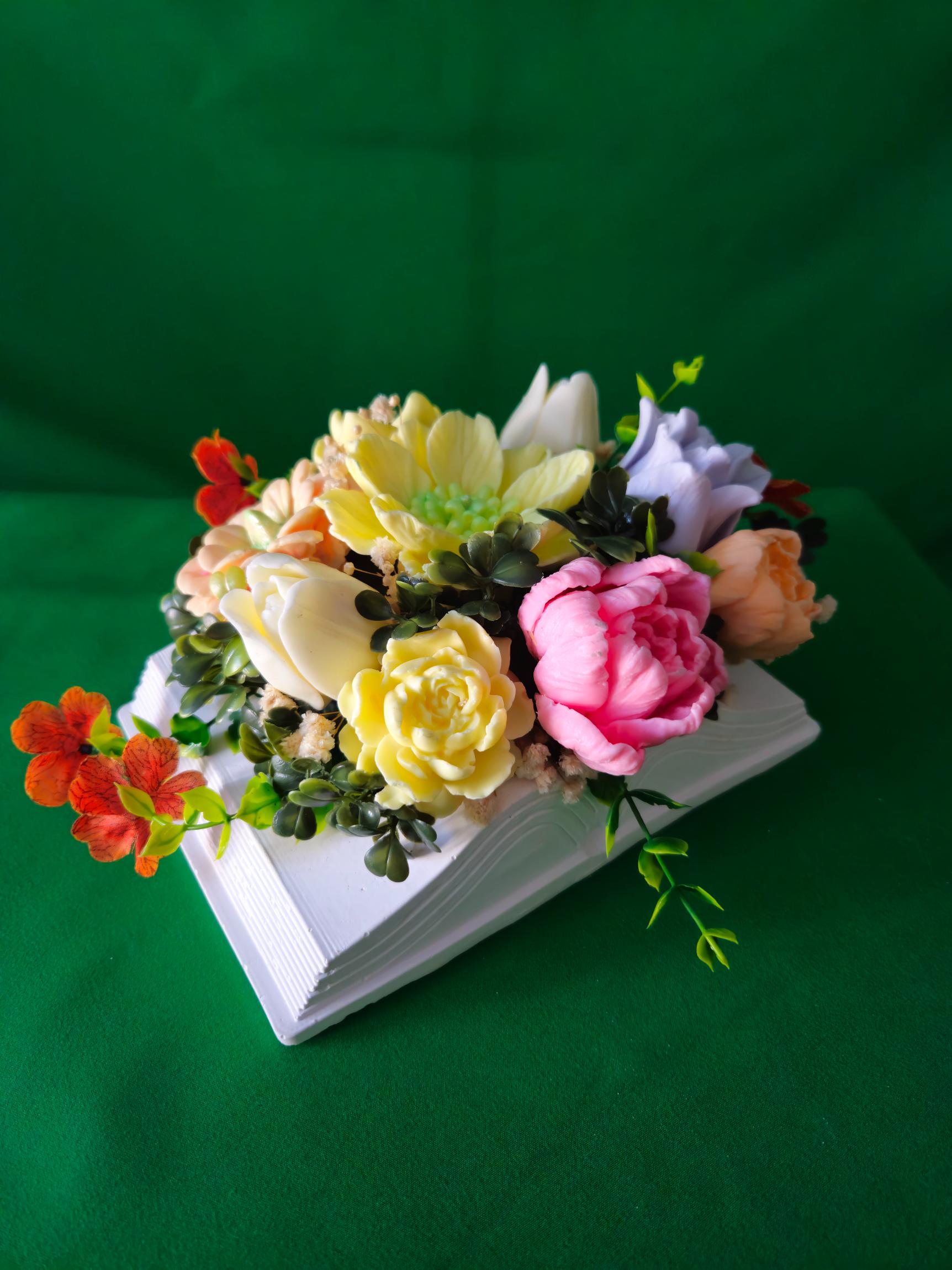 Ceramic Bloom Art Piece | Handcrafted Ceramic Gift for Home