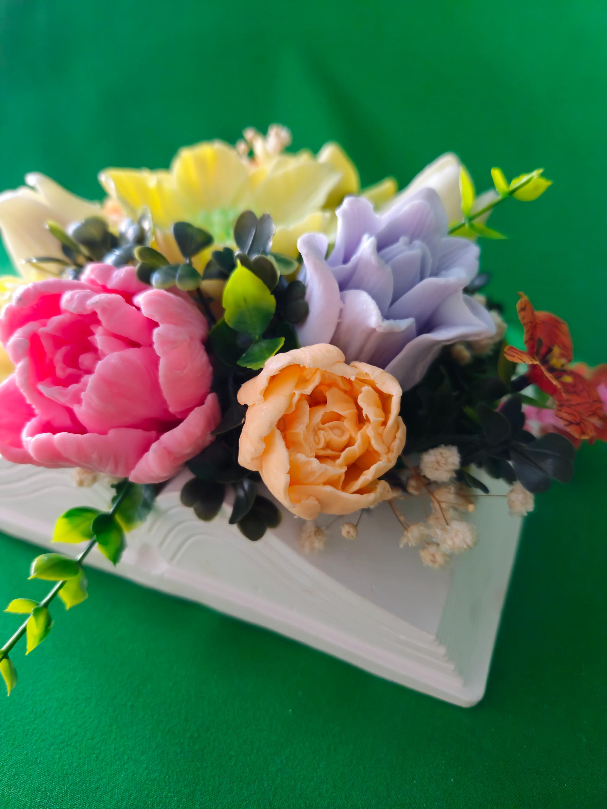 Ceramic Bloom Art Piece | Handcrafted Ceramic Gift for Home