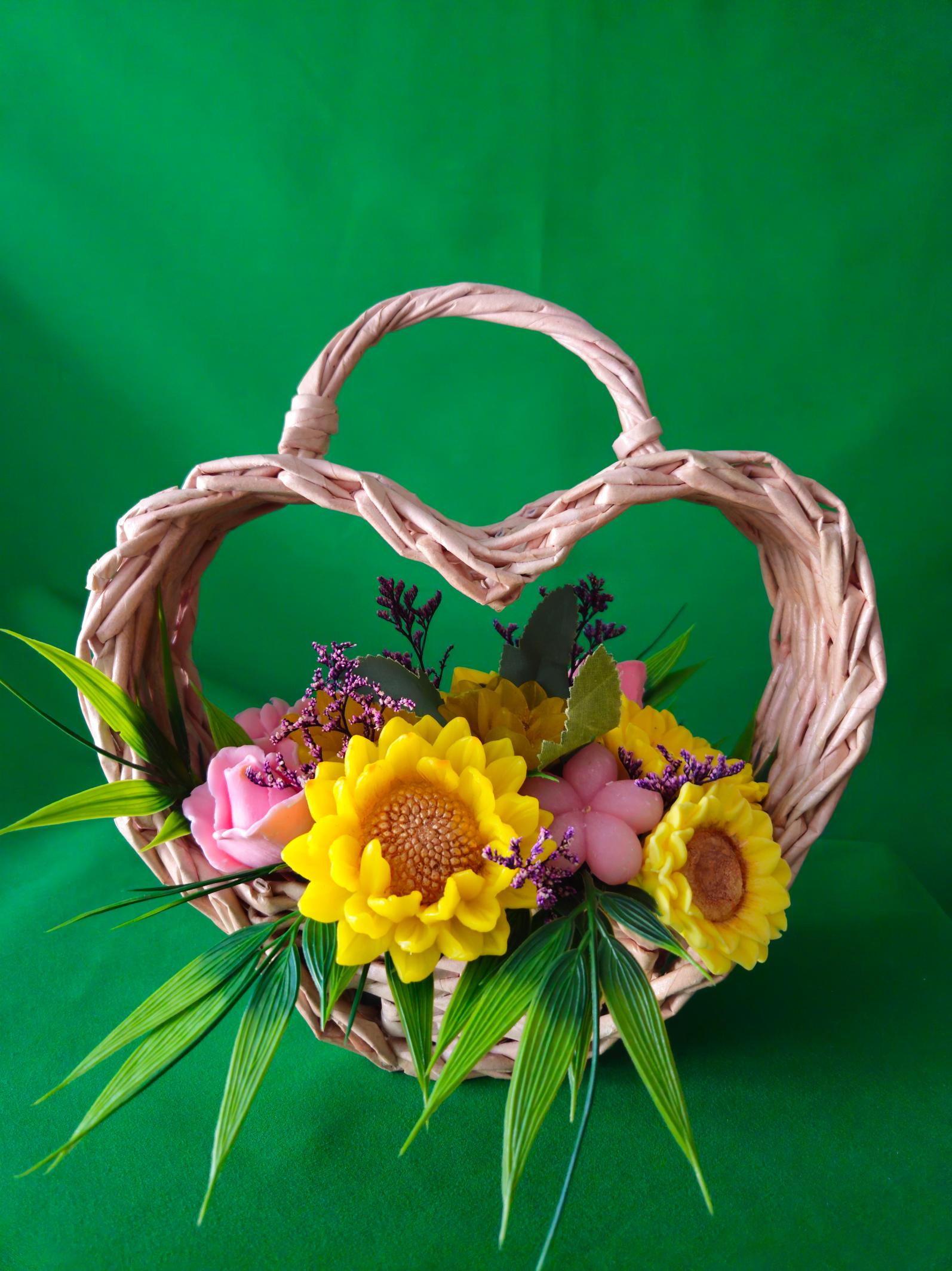 Artisan Floral Essence Soap Art Bouquet – Scented Keepsake Gift