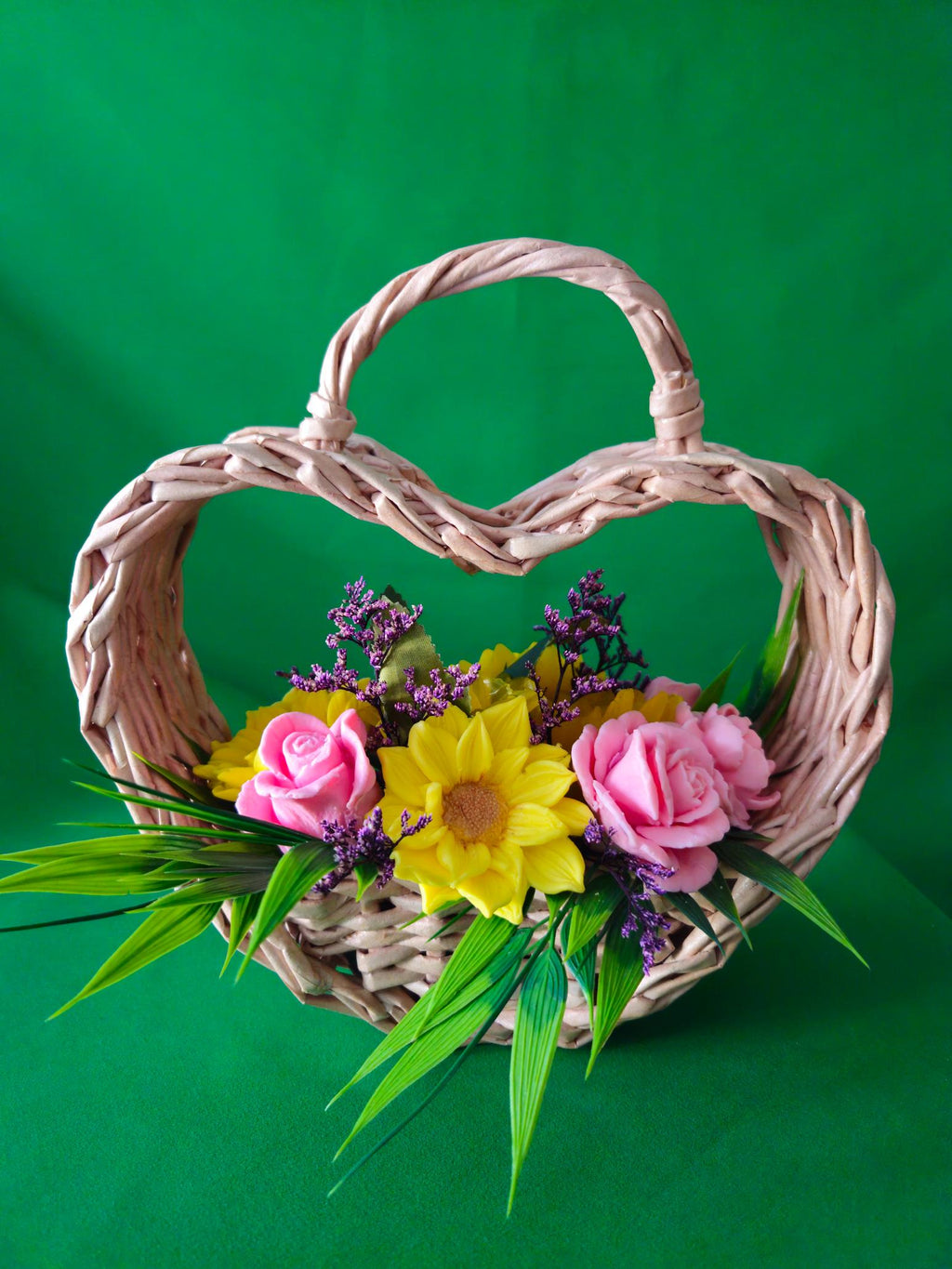 Artisan Floral Essence Soap Art Bouquet – Scented Keepsake Gift