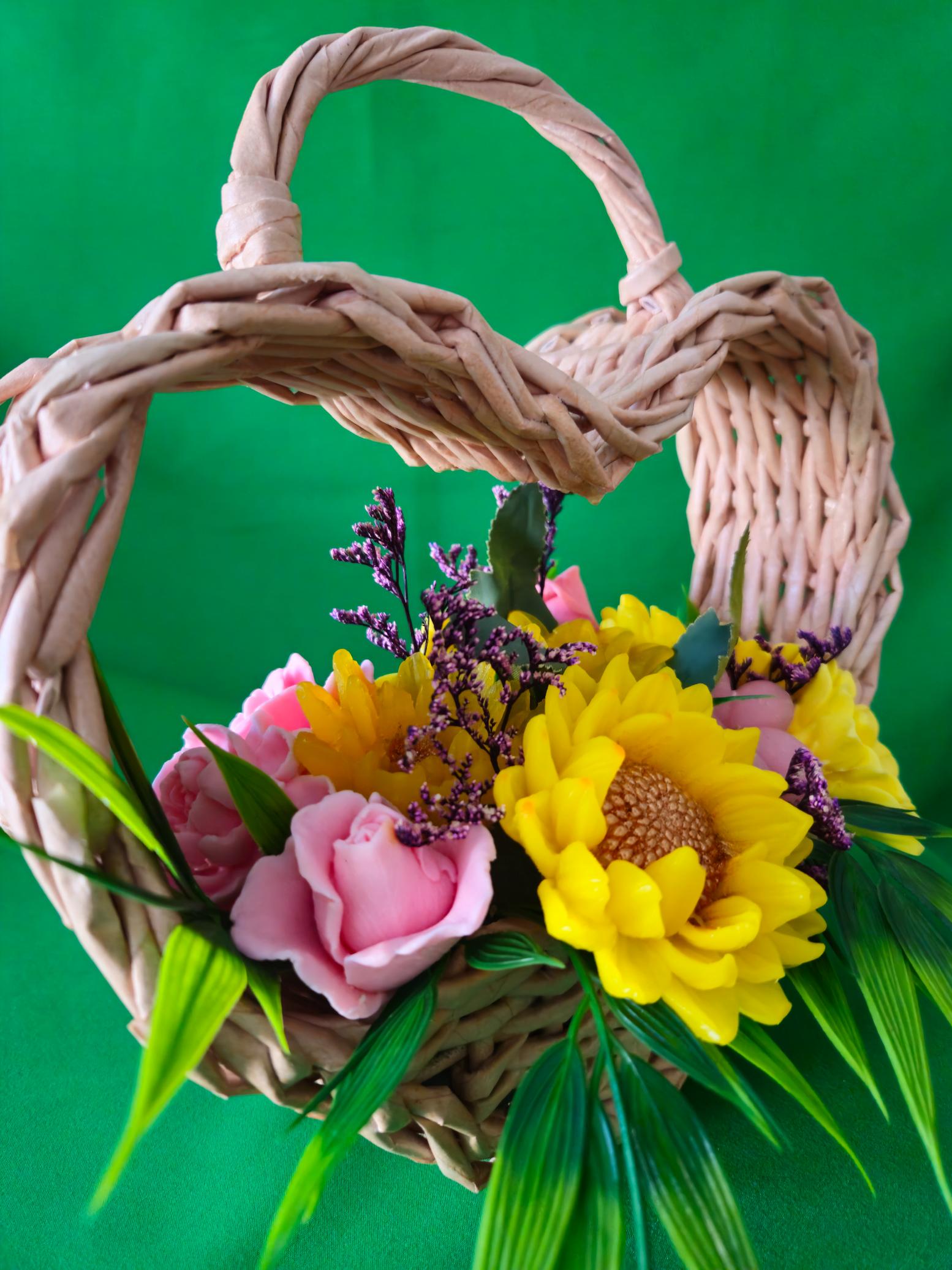 Artisan Floral Essence Soap Art Bouquet – Scented Keepsake Gift