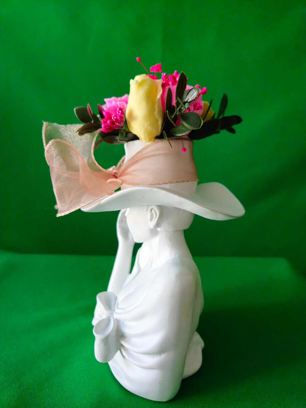 Luxury Ceramic Flower Display | Elegant Home Décor Piece