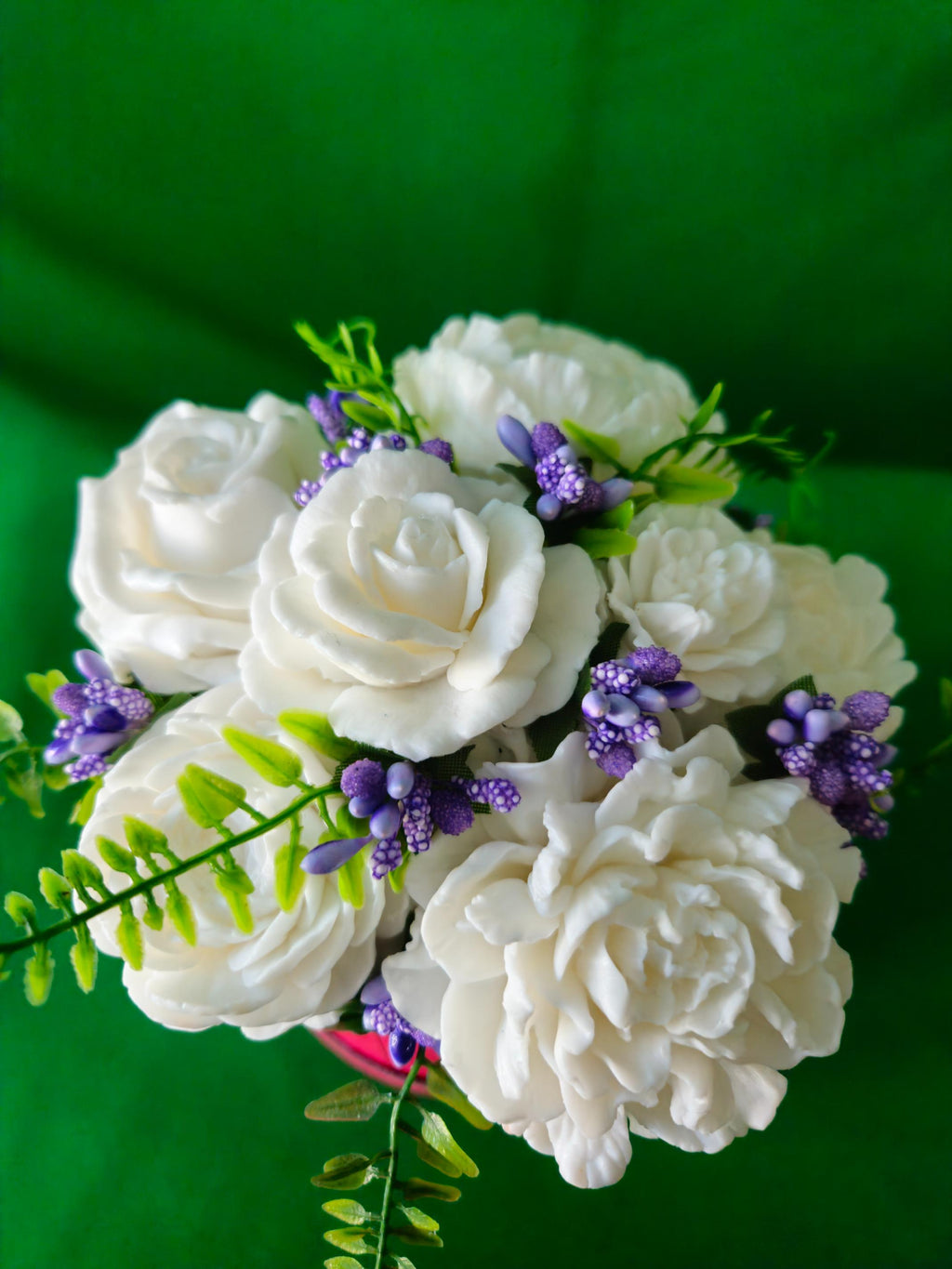 Luxury Pink Flower Box Arrangement | Handmade Gift Decor