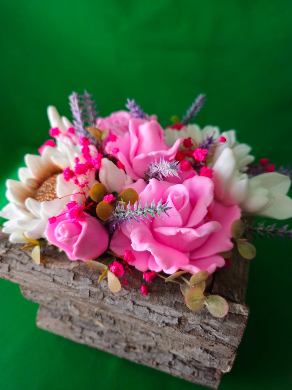 Rose Garden Box | Scented Soap Flower Gift Arrangement