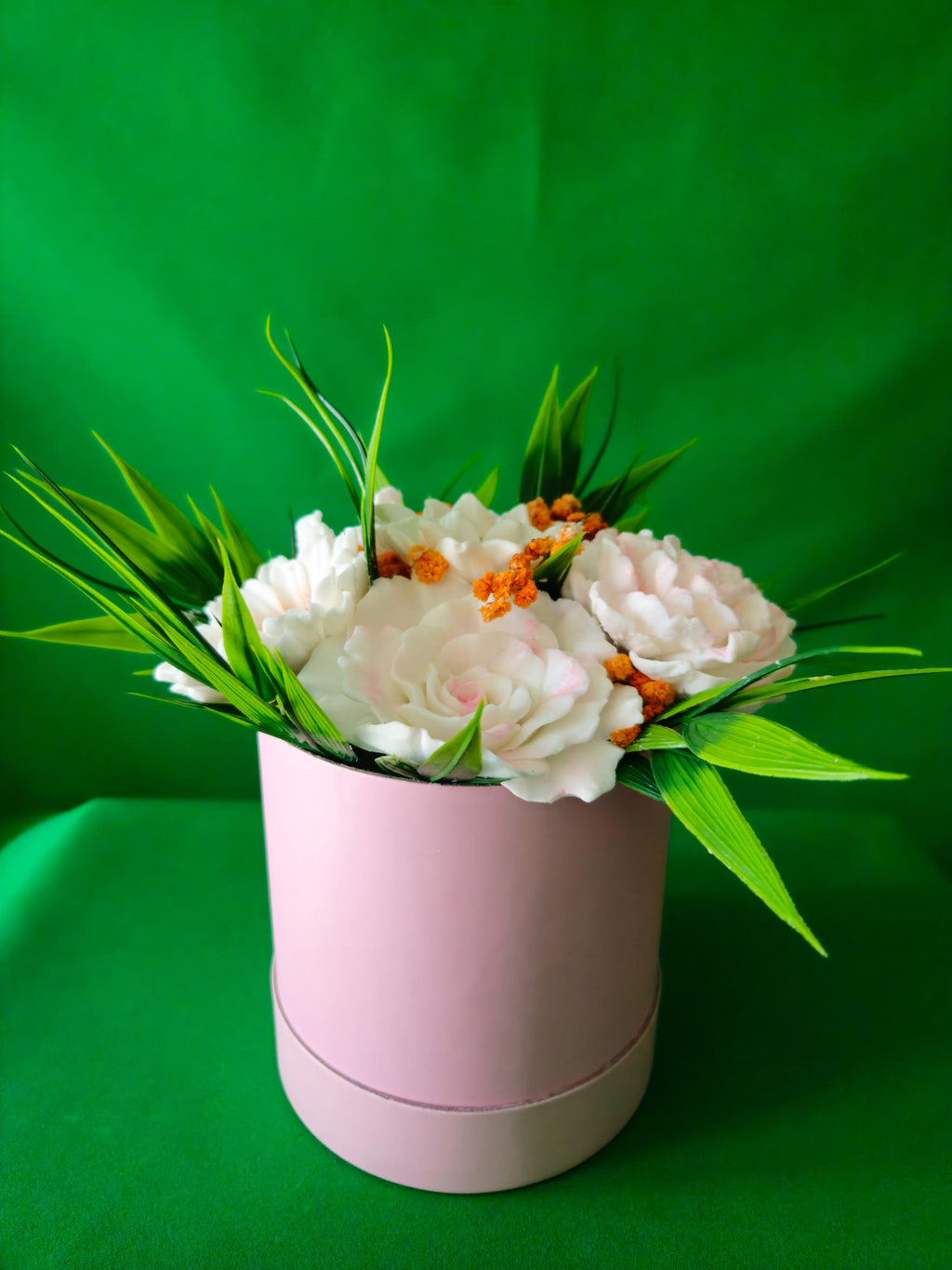 Luxury Pink Petal Elegance Box |  Soap Flower Keepsake