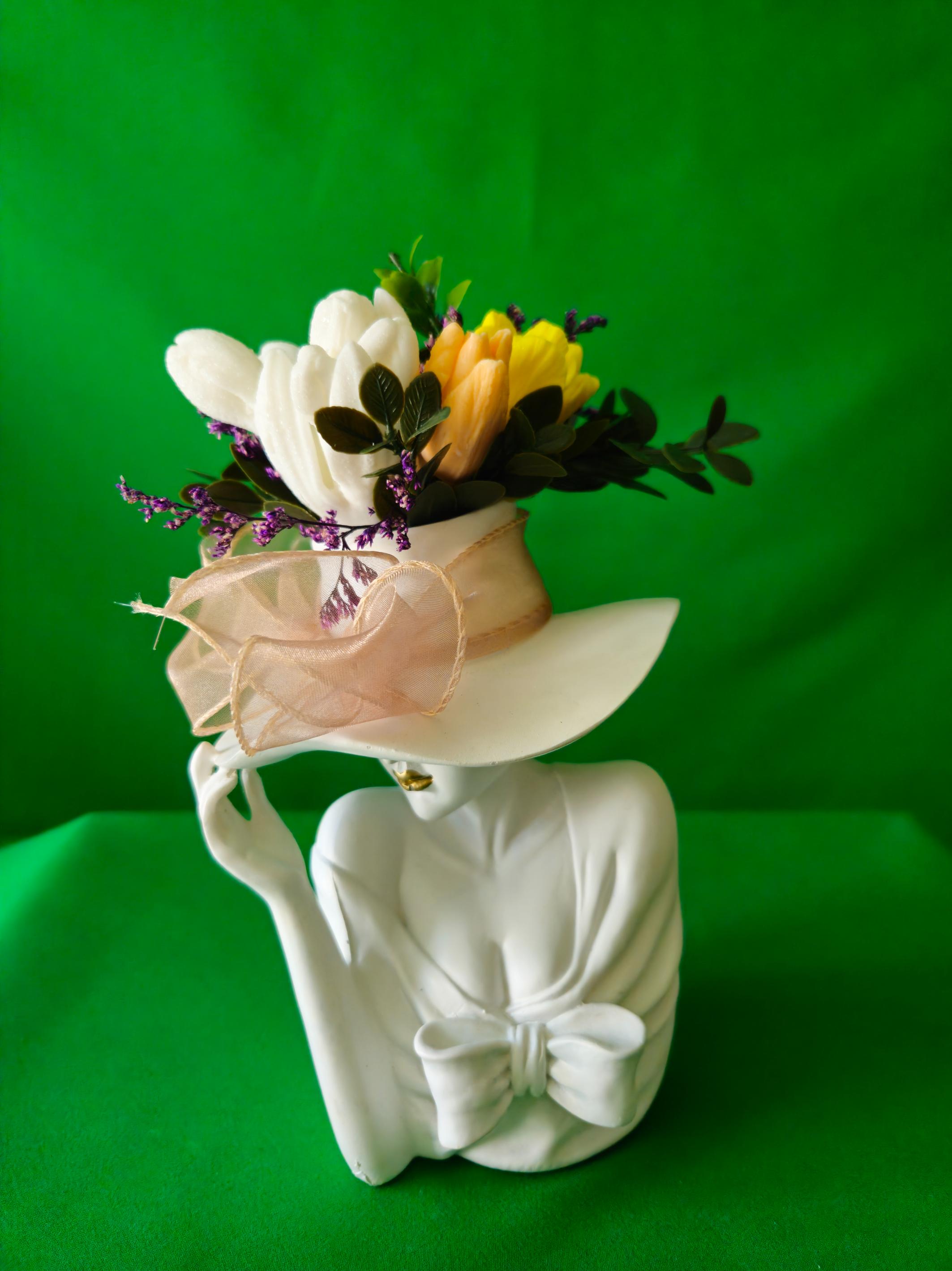 Ceramic Artisan Floral Arrangement | Handmade Decorative Gift