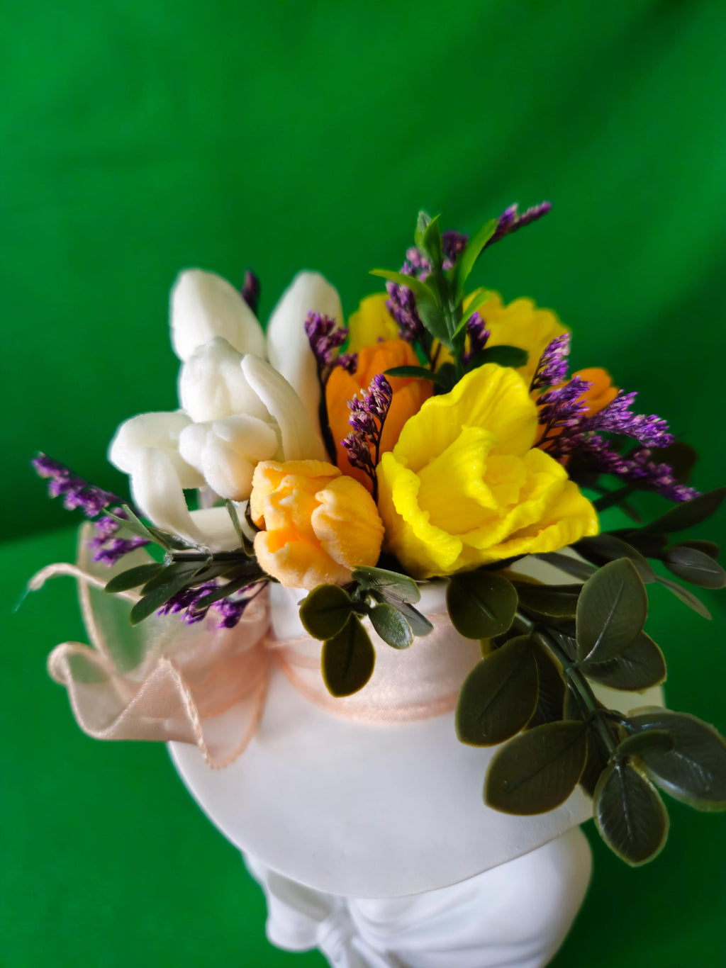 Ceramic Artisan Floral Arrangement | Handmade Decorative Gift