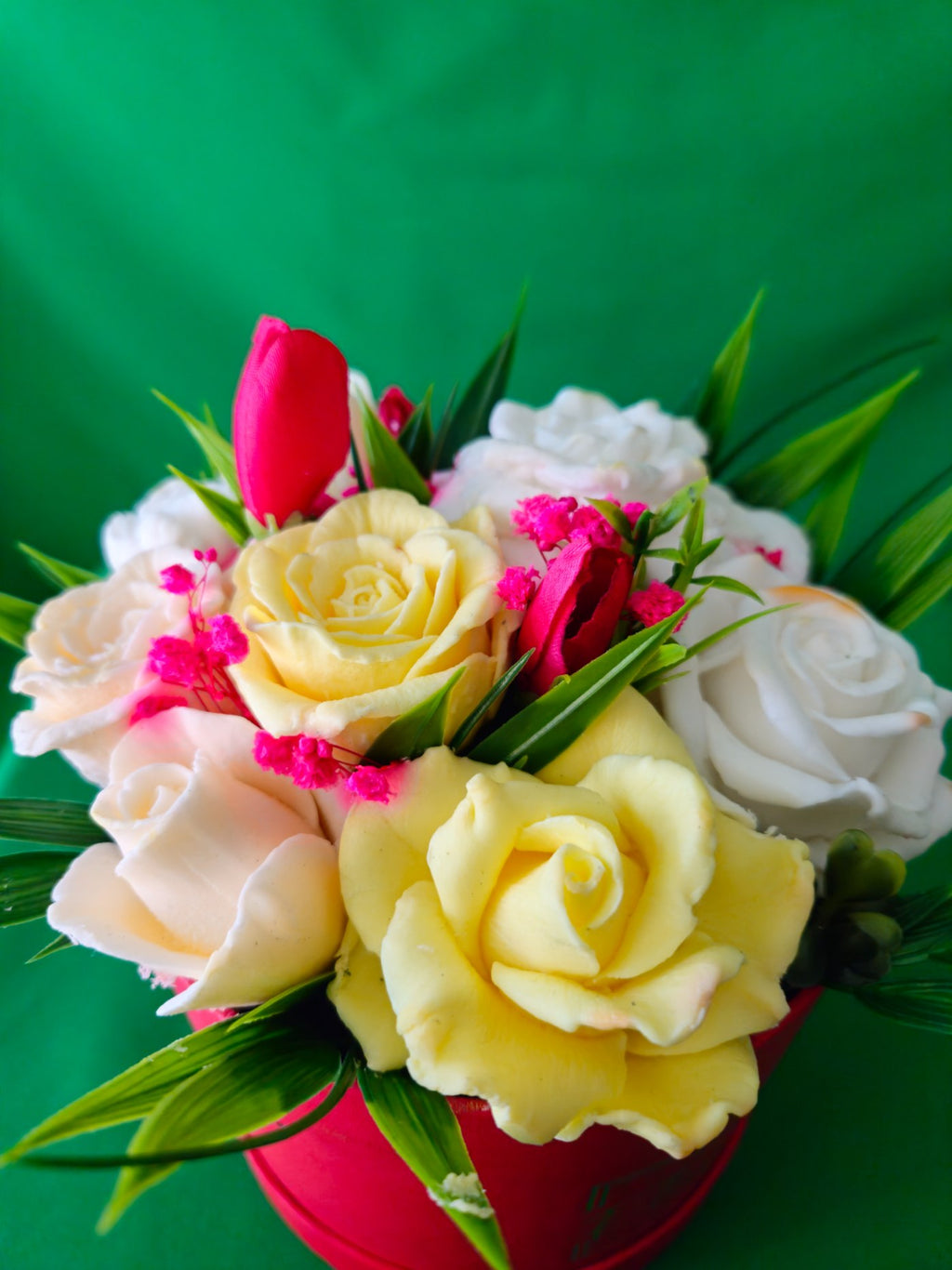 Garden Radiance Flower Box – Luxury Scented Soap Floral Gift (Handmade UK)