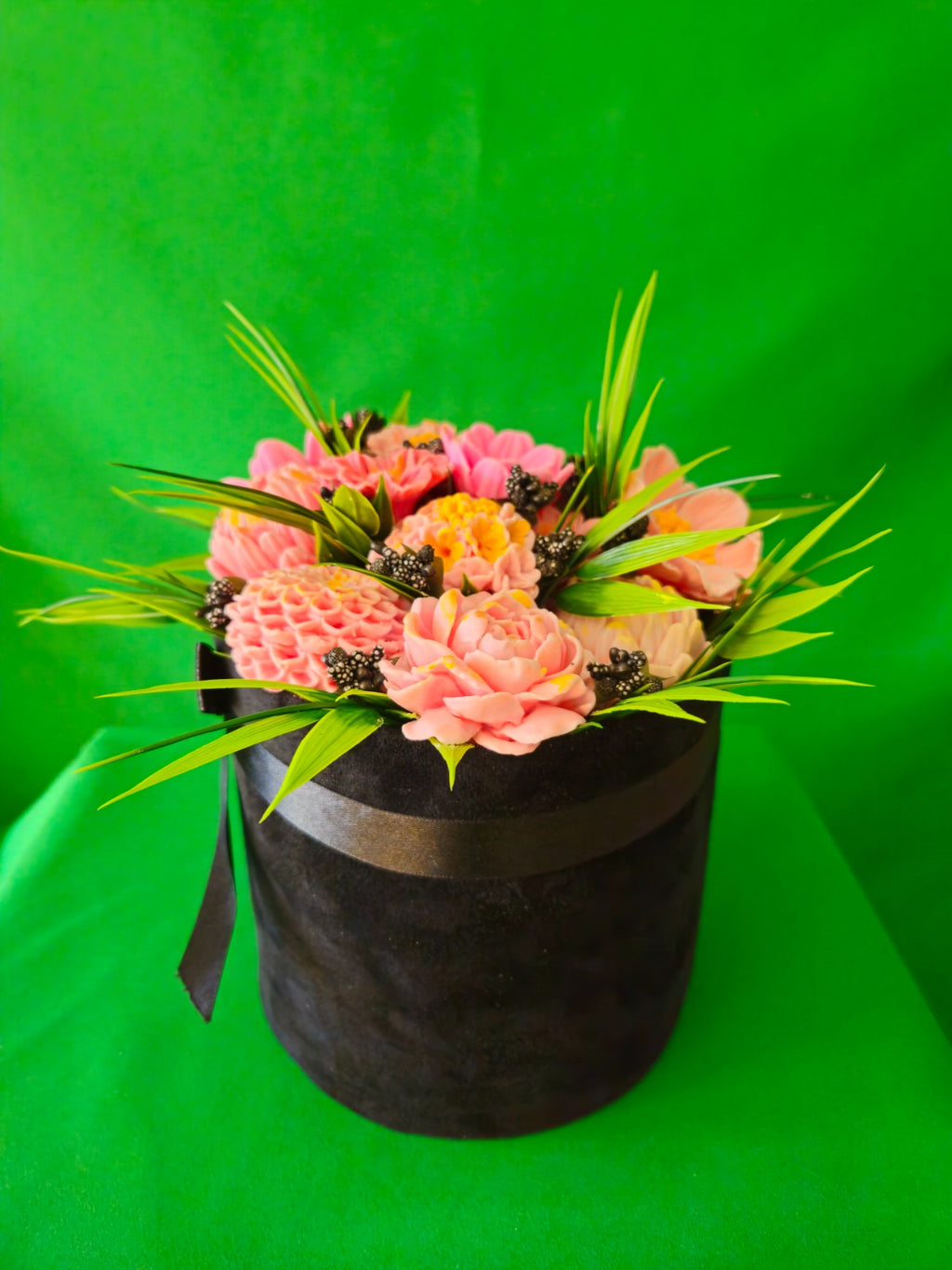 Petal Harmony Flower Box – Luxury Scented Soap Floral Gift