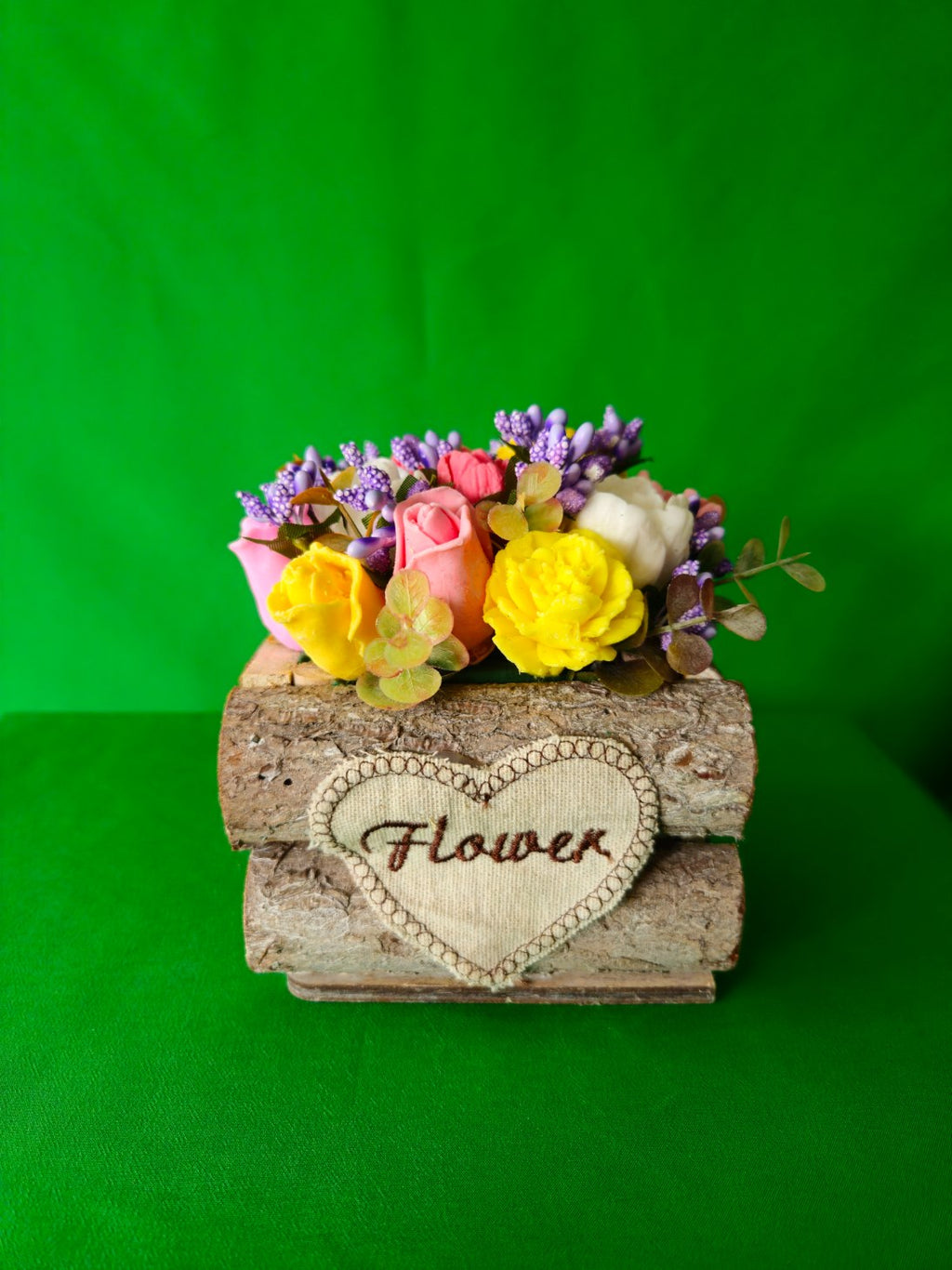 Petal Symphony Gift Box – Artistic Scented Soap Flower Arrangement