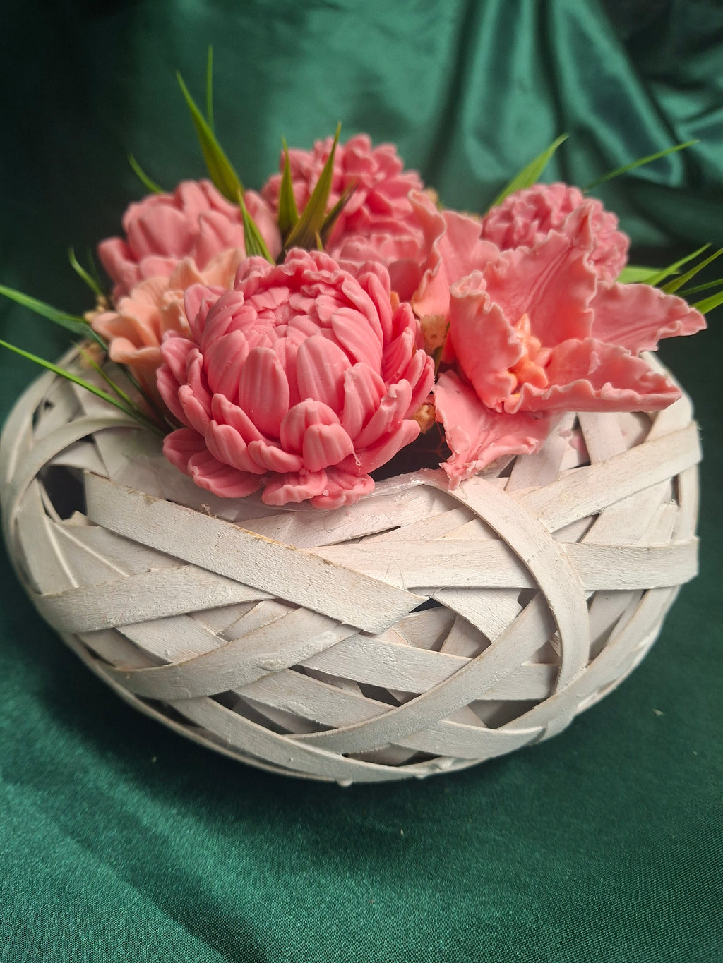 Woven Wood Basket Bathroom Home Decor