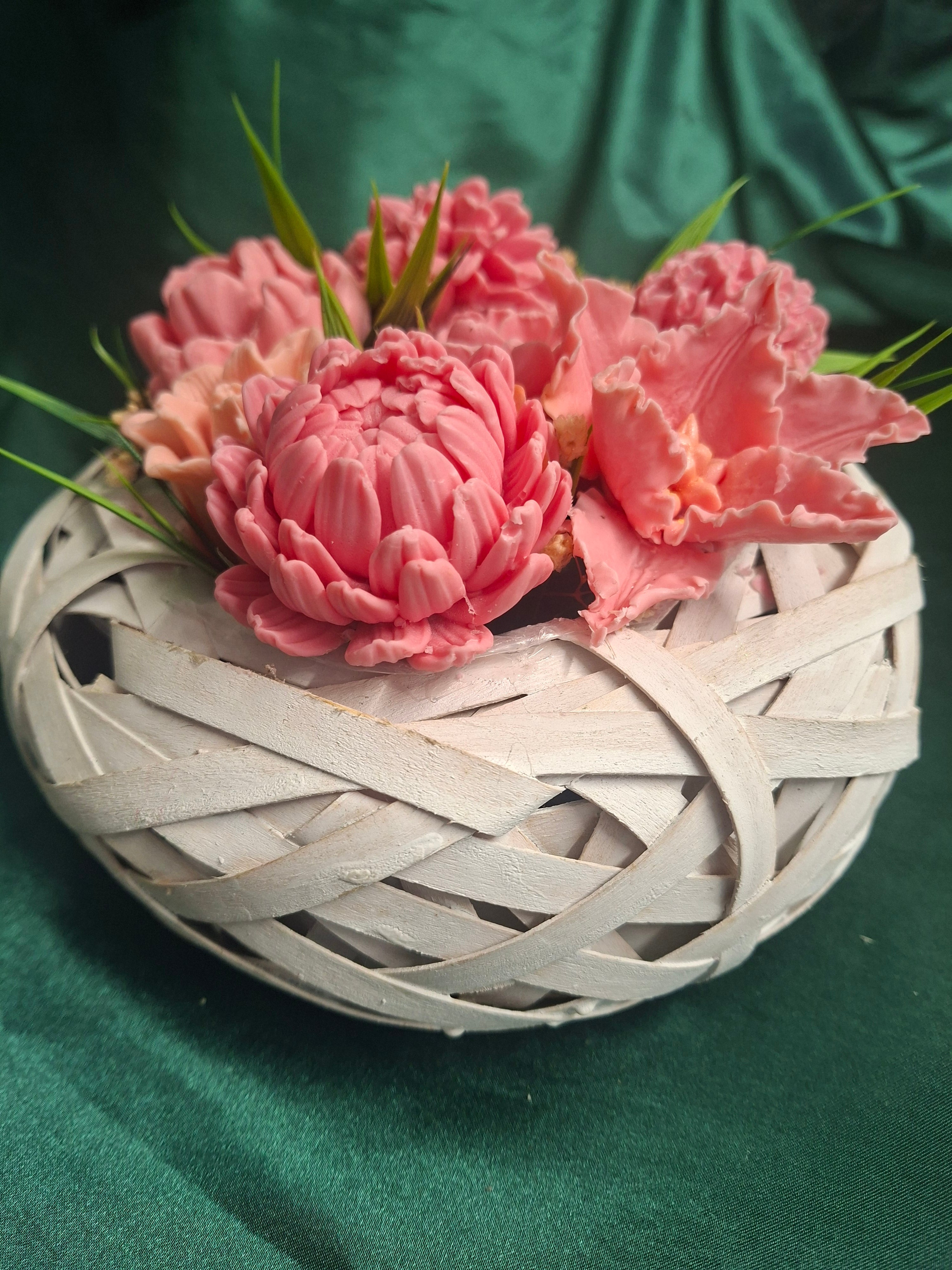 Woven Wood Basket Bathroom Home Decor