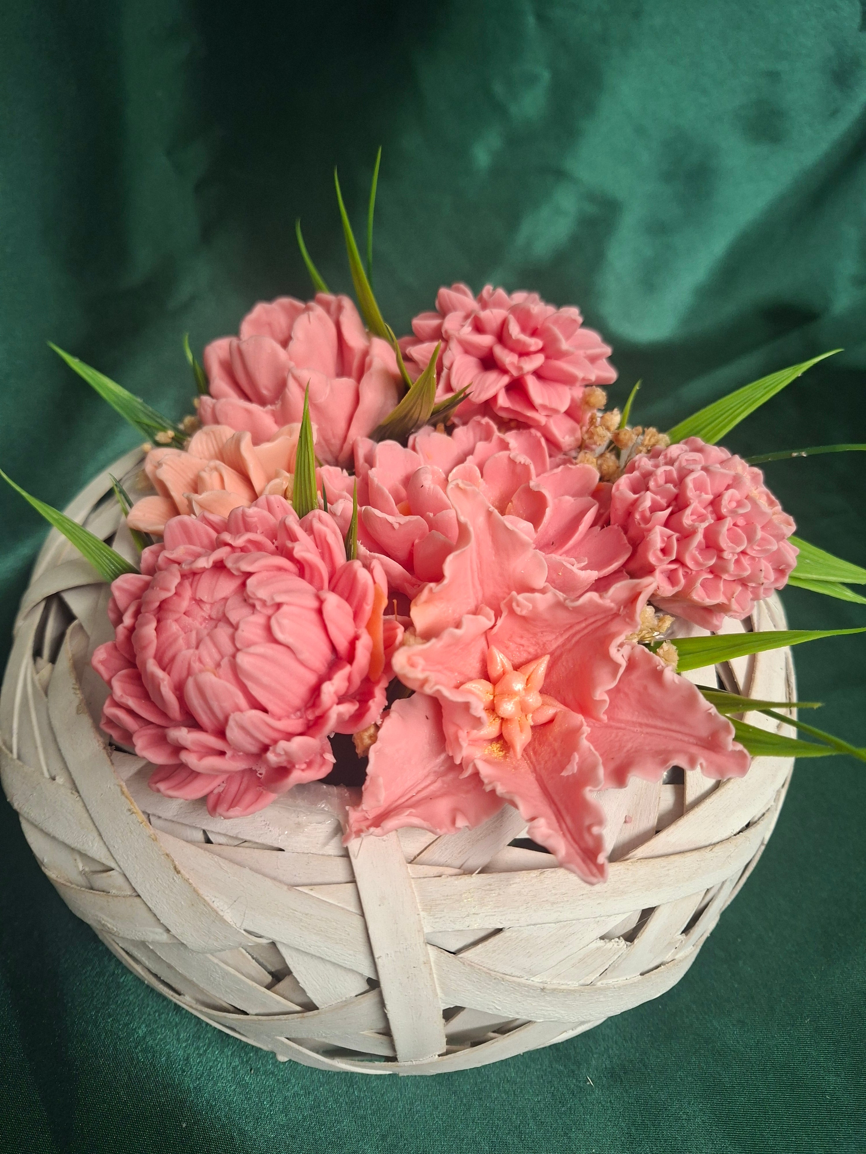 Woven Wood Basket Bathroom Home Decor