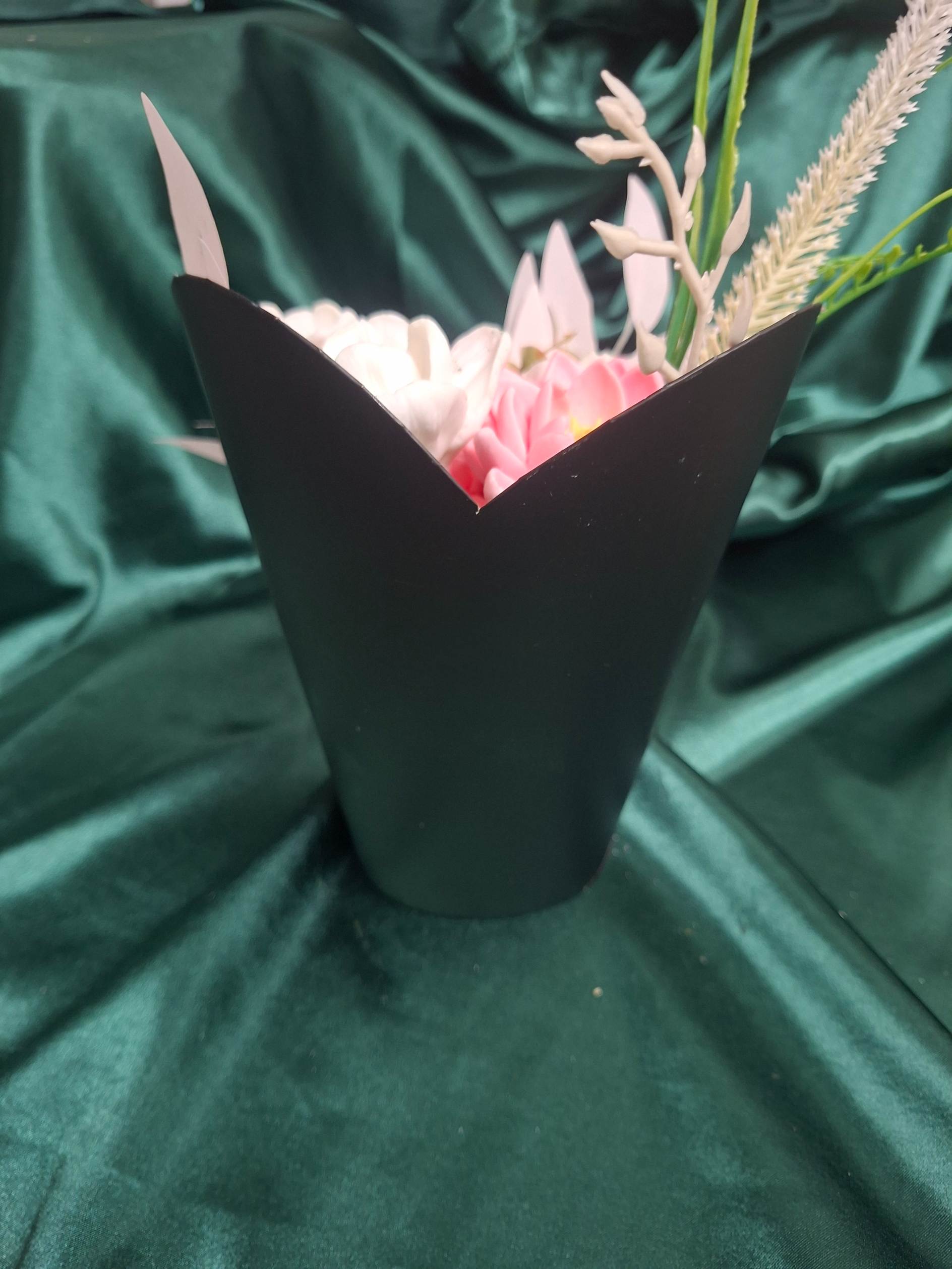 Artificial Flower Box Bouquet Peony And White Flowers Decor