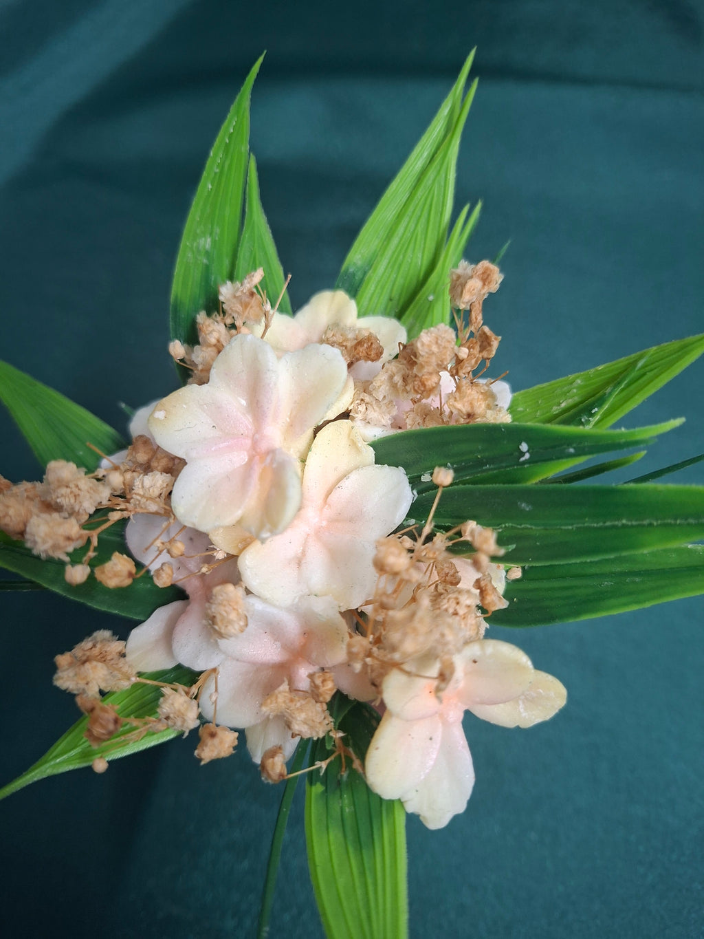 Artificial Flower Box Gift Set In Rustic Wooden Box