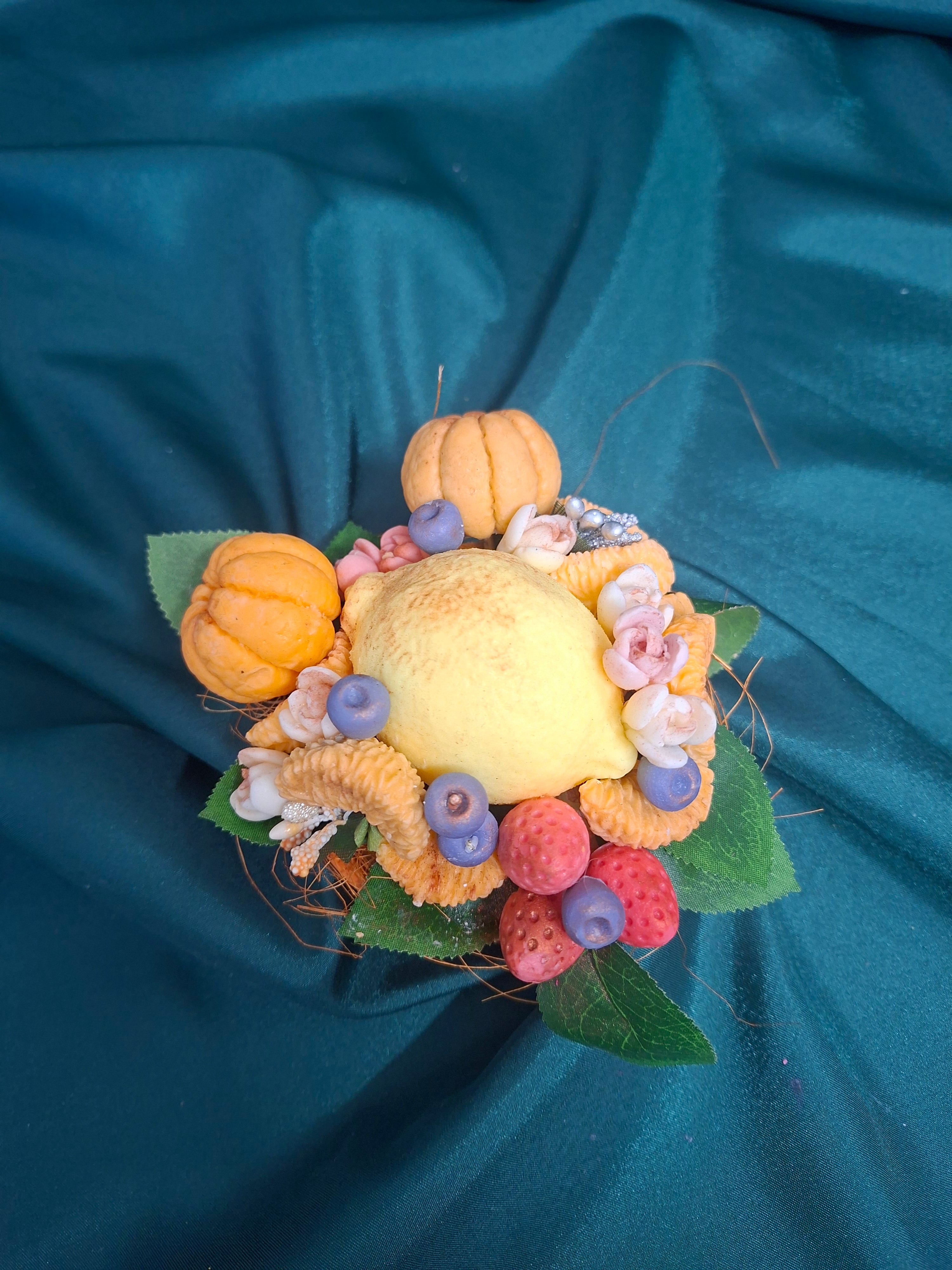 Artificial Floral Bouquet Soap Art In Decorative Pot Centerpiece