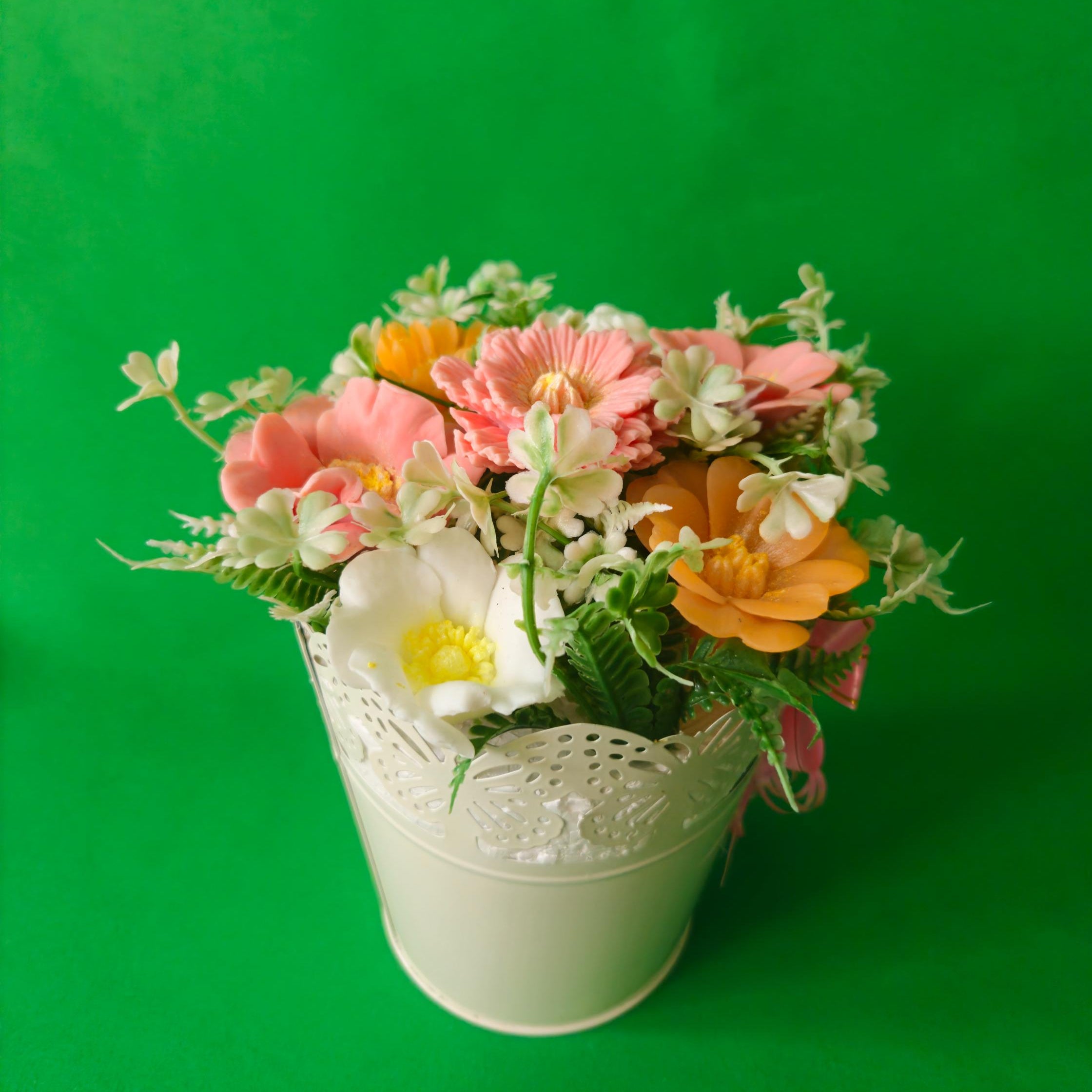 Handcrafted Soap Flowers Ivory Petal Collection Exclusive by DIA Bloom & Grace