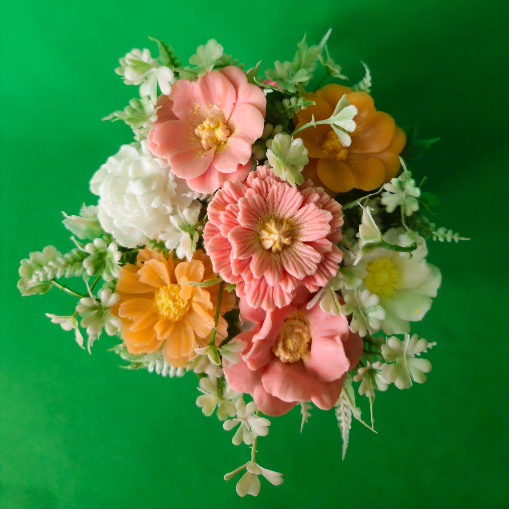 Handcrafted Soap Flowers Ivory Petal Collection Exclusive by DIA Bloom & Grace