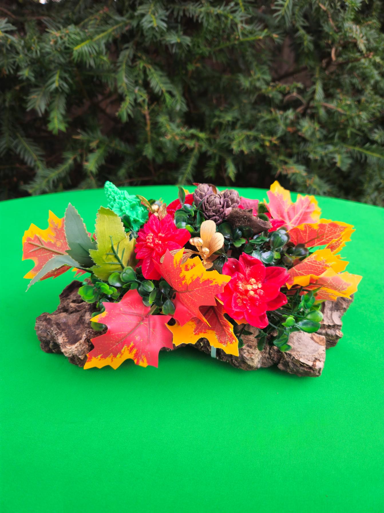 Woven Blossom Basket | Artisan Soap Flower Arrangement