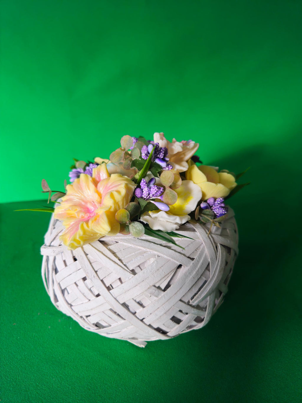 Woven Floral Radiance Basket | Scented Soap Flower Gift Idea